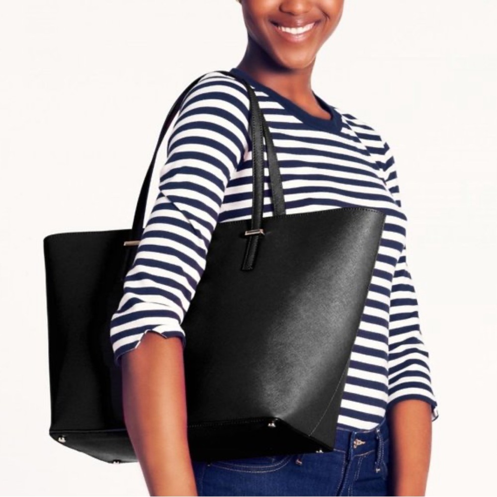 ♠️ Kate Spade Large Black Harmony Tote Bag